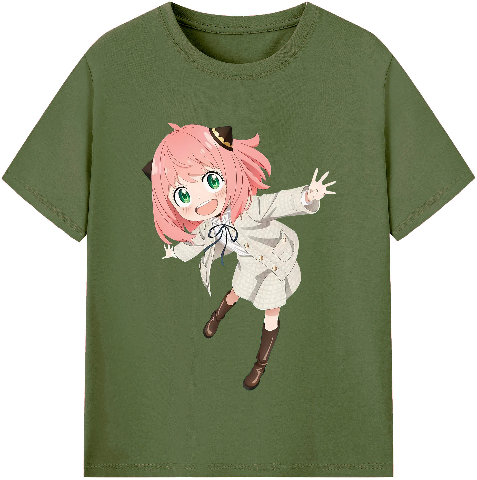 （画像用） SPY×FAMILY间谍家家酒 綿100％半袖Tシャツ（フロントプリント）